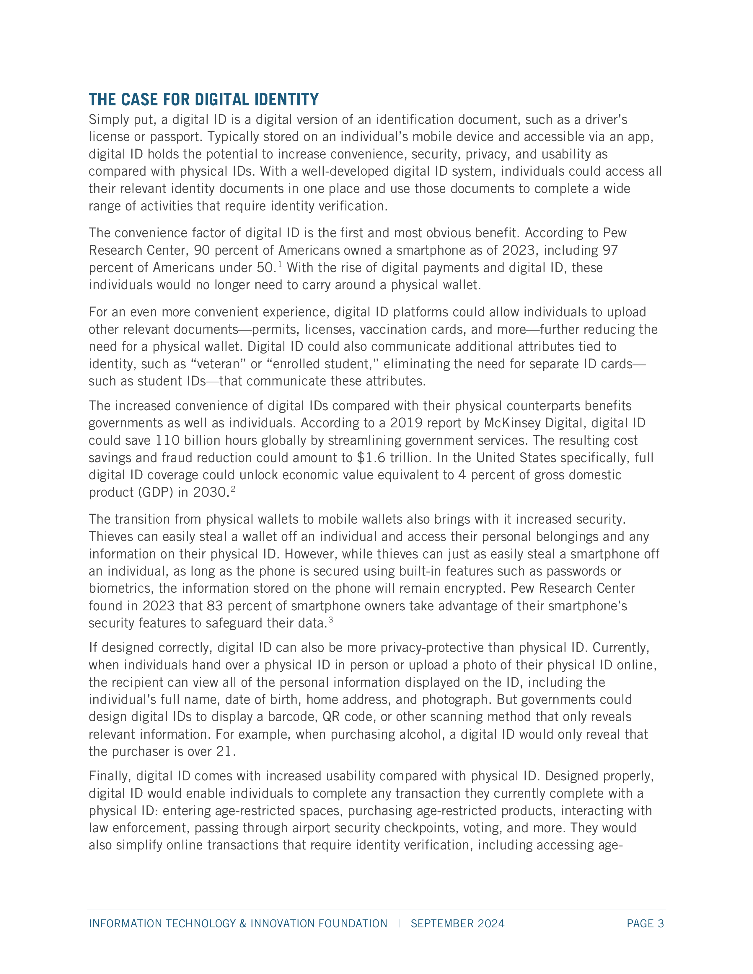 ITIF2024美国数字身份之路释放数字身份潜力的策略研究报告英文版18页